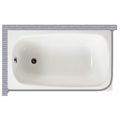 Карниз для ванной Roca Contesa 120x70 Г-образный, угловой Good Home Shop