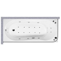 Карниз для ванной Akrilan Rio Sevilla 160x75 Г-образный, угловой Good Home Shop