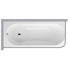 Карниз для ванной Villeroy&Boch LIBRA 170x75 Г-образный, угловой Good Home Shop