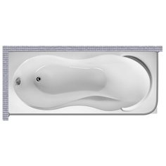 Карниз для ванной 1MarKa Gloria 160x70 Г-образный, угловой Good Home Shop