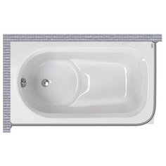 Карниз для ванной KOLO DIUNA 120x70 Г-образный, угловой Good Home Shop