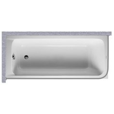 Карниз для ванной Duravit D-Code 160x70 Г-образный, угловой Good Home Shop