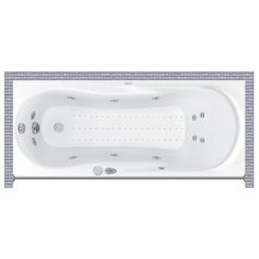Карниз для ванной POOLSPA MUZA 170x75 Прямой Good Home Shop