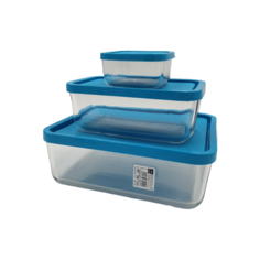 Контейнеры для еды Frigoverre Bormioli Rocco 3 шт.