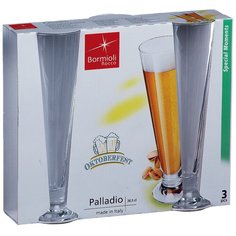 Bormioli Rocco PALLADIO бокалы для пива 390 мл, набор 3 шт. (5/160)
