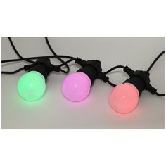 ЭРА ERABL-MK3 ЭРА Гирлянда ЭРА Белт-лайт набор 3 м, 10 RGB LED,дин.реж,с трансфом,каучук 24В,IP44 (6/168