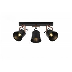 Rivoli 7015-703 Rivoli Спот Acuto W3 черный Е27*3 40W (8/32)