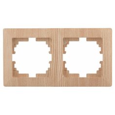 Intro 4-502-11 Intro Рамка на 2 поста, СУ, Solo, сосна (20/400/3200)