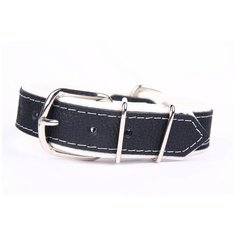 Ошейник для собак ZOOLESZCZ "Neo", черно-белый, 40х2см