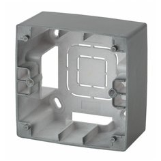 ЭРА 12-6101-12 ЭРА Коробка наклад. монтажа 1 пост, Эра12, графит (20/200/1200) ERA