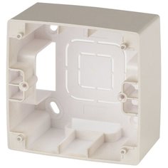 ЭРА 12-6101-04 ЭРА Коробка наклад. монтажа 1 пост, Эра12, шампань (20/200/1600) ERA