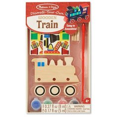 "Творчество"Собери и раскрась поезд Melissa Doug 8846M