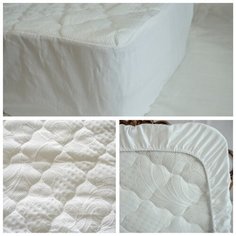 Наматрасник защитный чехол Трикотаж матрасный 90х200 Всё в дом