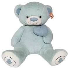 Мягкая игрушка мишка плюшевый голубой с сердечком 70 СМ Tomato