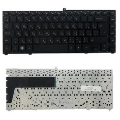 Клавиатура для ноутбука HP ProBook 4410s, 4411s, 4415s Series. Г-образный Enter. Черная, без рамки. PN: V101726AS1. Top On