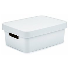 Коробка INFINITY с крышкой 11л серая,CURVER