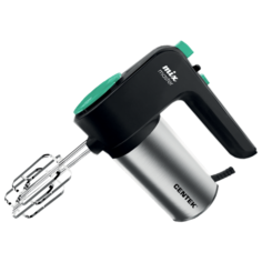 Миксер Centek CT-1123 черн/сталь 800Вт, 6 скоростей +турбо, взбивание/замешивание