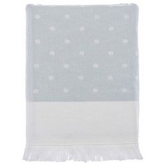 Tivolyo home DOTTY лицевое полотенце жаккард бирюзовый