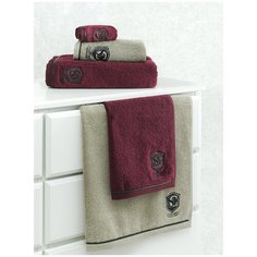 Soft сotton LUXURE лицевое полотенце бордовый