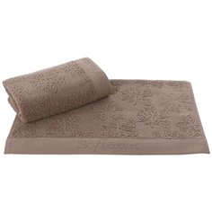 Soft cotton LEAF банное полотенце коричневый