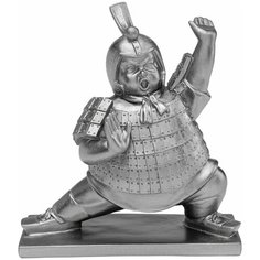 KARE Design Статуэтка Kung Fu Boy, коллекция "Кунг-фу" 22*24*11, Полирезин, Серый