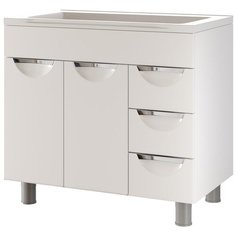 Тумба д/ванной "ЭТЬЕН-80" под ум.Elen-80/Laura-80 (ПВХ-фасад, корпус) Mixline