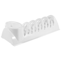 Сушилка для посуды Berossi, размер 341 х 148 х 88 мм, цвет белый