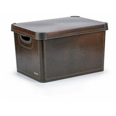 Короб (ящик) для хранения стокгольм 22л LEATHER,CURVER