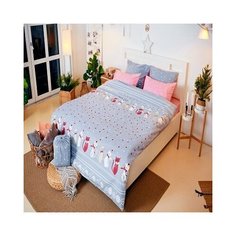 Комплект постельного белья Фланель "Кошки" Евро/70 Ashgabat Dokma Toplumy