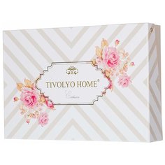 Комплект постельного белья Tivolyo home OLIVIA бирюзовый 1,5 сп