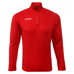 Джемпер CCM Locker Room 1/4 Zip SR взрослый(L / красный/L)