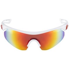 Очки солнцезащитные ALPINA Nylos Shield(белый-красный-зеркальный)