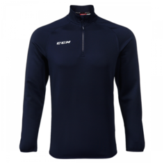 Джемпер CCM Locker Room 1/4 Zip SR взрослый(M / темно-синий/M)