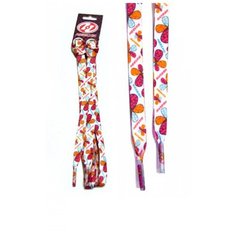Шнурки Flowers 90 см(90/ белые с цветами/90) Heelys