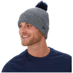 Шапка BAUER Ne Team Marl Pom Knit(синий) Бауэр