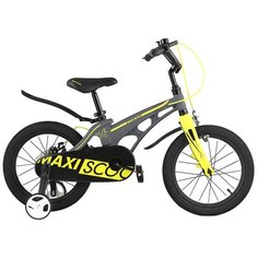 Детский велосипед MAXISCOO Cosmic Стандарт 16" (2021)(серый-матовый)