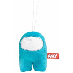Мягкая игрушка-брелок FANCY "Амонг Ас" (Among Us), голубая, 10 см