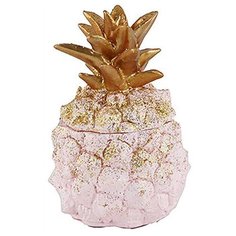 Шкатулка Розовый ананас 8x8x12 см, Glasar ГЛАСАР