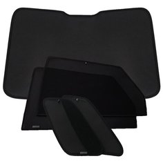 KERTEX PREMIUM (85-90%) Каркасные автошторки на встроенных магнитах на заднюю полусферу 5 элементов Toyota Highlander XU50 3(2013-2019)