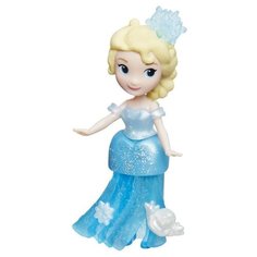 Кукла Hasbro Холодное сердце Маленькое королевство Эльза с блестками, 8 см, B9877