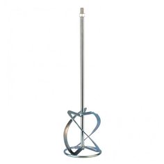 Насадка для миксера, для легких растворов, 160 х 590 мм, оцинкованная, хвостовик резьба М14 Сибртех