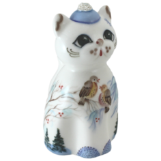 Семикаракорский фаянс скульптура "Фрося" (зима) Аксинья