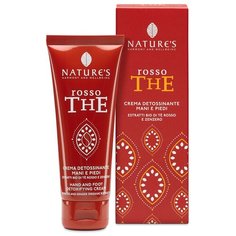 Тонизирующий крем для рук и ног с детокс комплексом - Natures - Rosso The Detox Hand and Foot Cream 75 мл.
