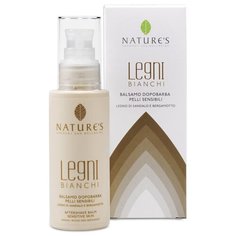 Нежный бальзам после бритья. обогащенный Алоэ Вера и витамином Е - Natures - Legni Bianchi Balsamo Dopobarba Pelli Sensibili 100 мл.