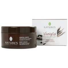 Увлажняющий крем для тела с изысканным ванильным ароматом - Natures - Vanilla White Body Cream 200 мл.