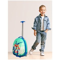 Чемодан PROFFI TRAVEL PH10149 пластиковый 2-х колесный робот