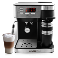 Кофеварка 15 бар / Эспрессо / Капучино / Латте / Итальянская помпа / 850 Вт Centek