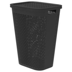 Корзина для белья Terrazzo 55л черный Curver