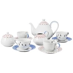 Чайный сервиз на 4 персоны 11 предметов Leander "Be free" / 158176