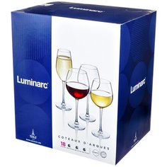 Набор бокалов ЭЛЕГАНС 18 предметов Luminarc